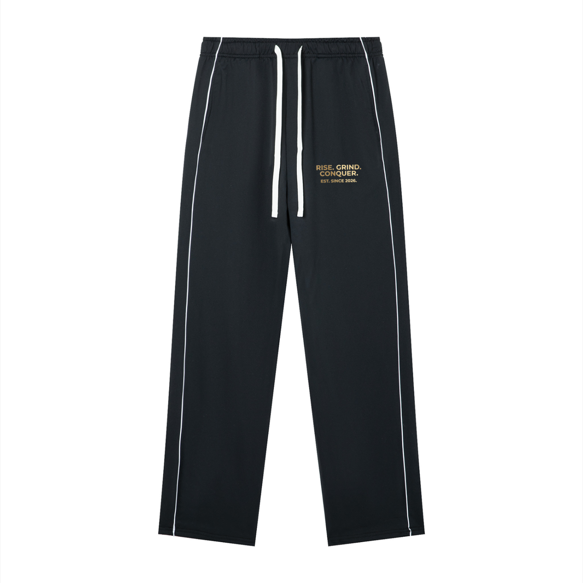 Rise. Grind. Conquer. Straight Leg Sweatpants